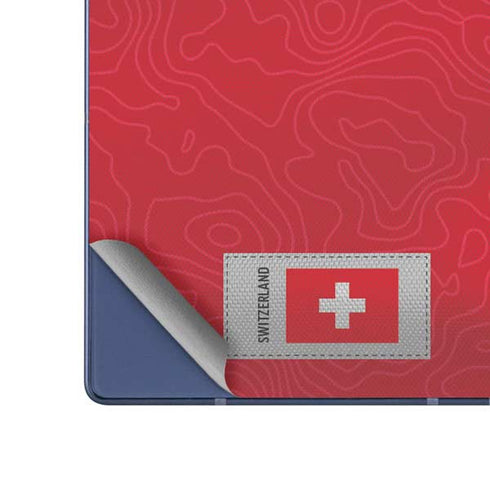 Switzerland Soccer Flag Galaxy Z Fold6 Skin